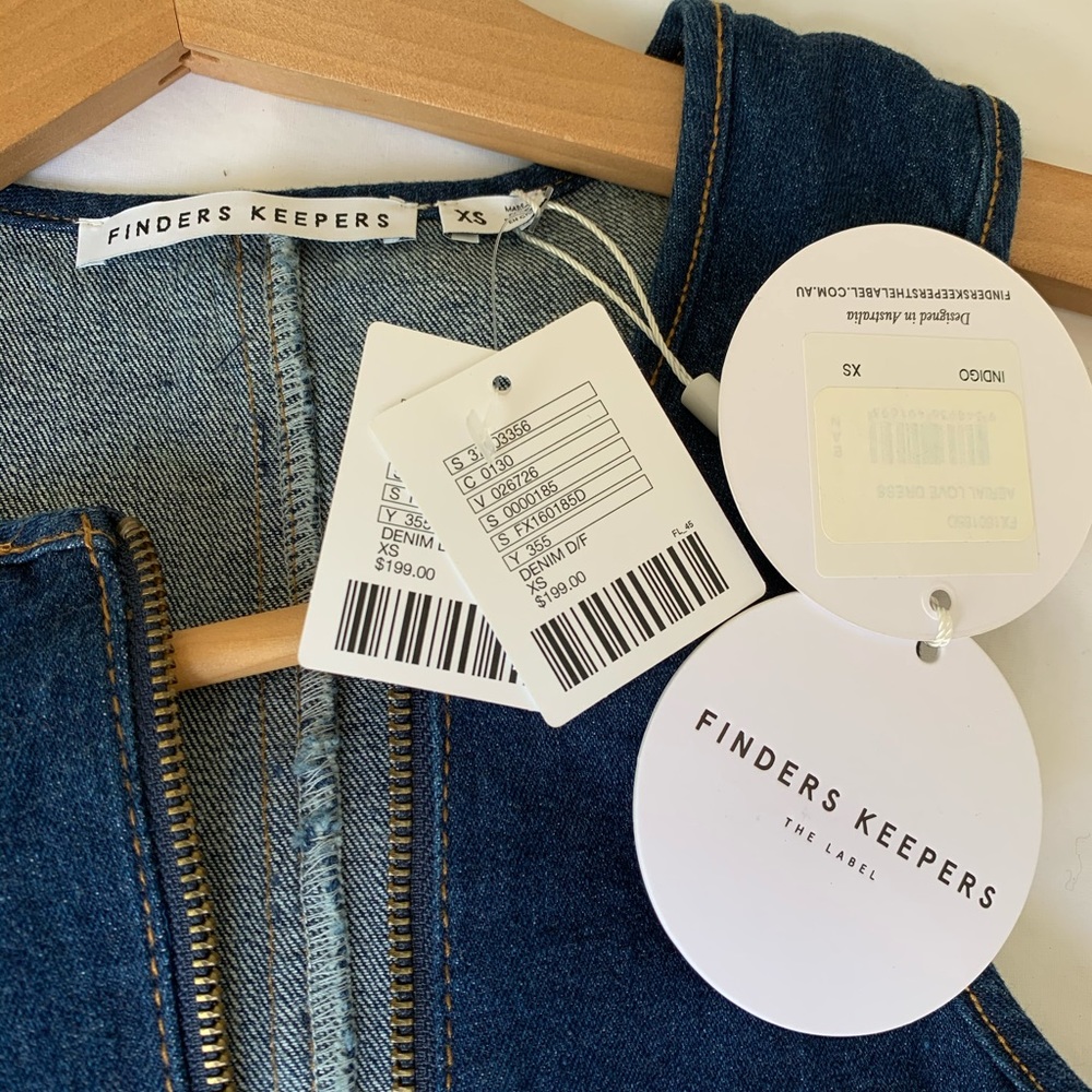 ๐ฆ UO Finders Keepers Denim A-line dress - NWT - Picture 8 of 11